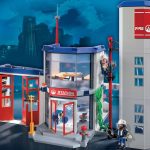 caserne pompier playmobil
