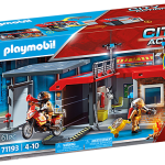 caserne pompier playmobil